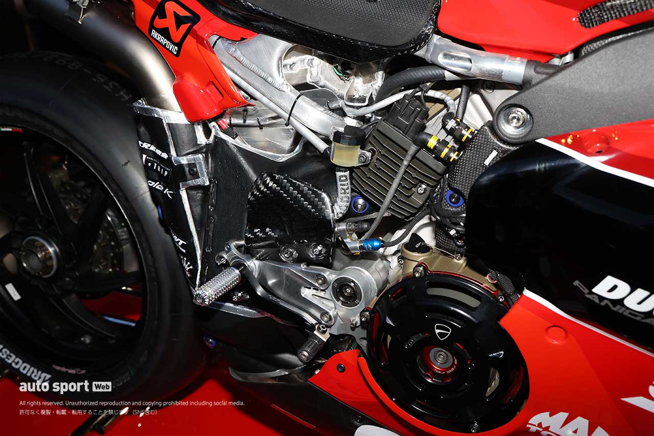 2024全日本ロード：DUCATI Team KAGAYAMAが使用するドゥカティ パニガーレV4 Rファクトリーのエンジン周り