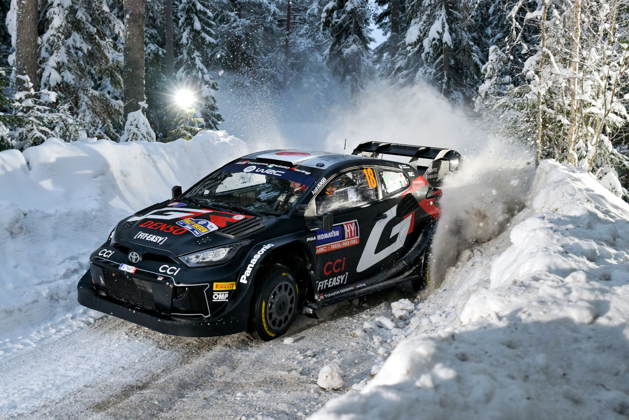 勝田貴元／アーロン・ジョンストン組（トヨタGRヤリス・ラリー1）　2024年WRC第2戦ラリー・スウェーデン