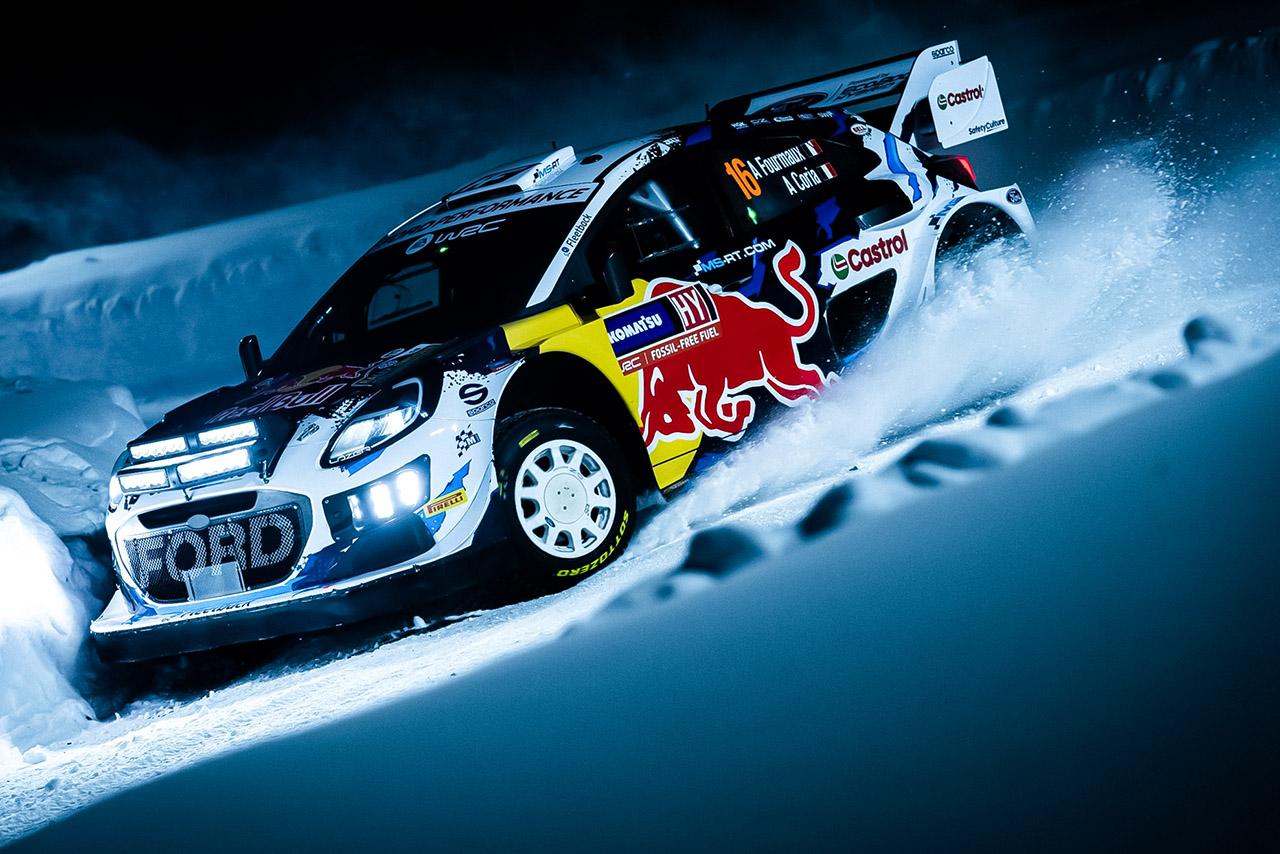 2024WRC第2戦スウェーデン　アドリアン・フルモー（フォード・プーマ・ラリー1）