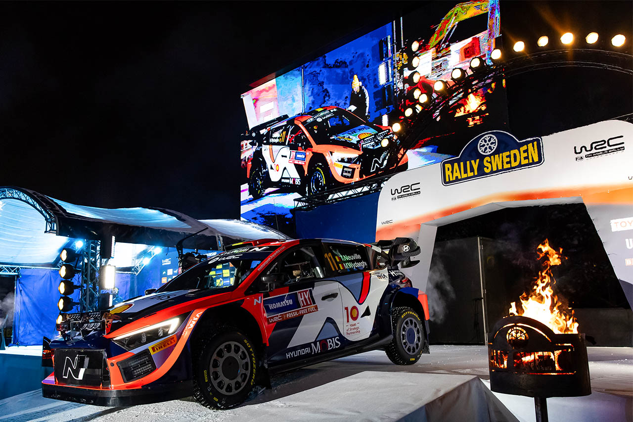 2024WRC第2戦スウェーデン　ティエリー・ヌービル（ヒョンデi20 Nラリー1）