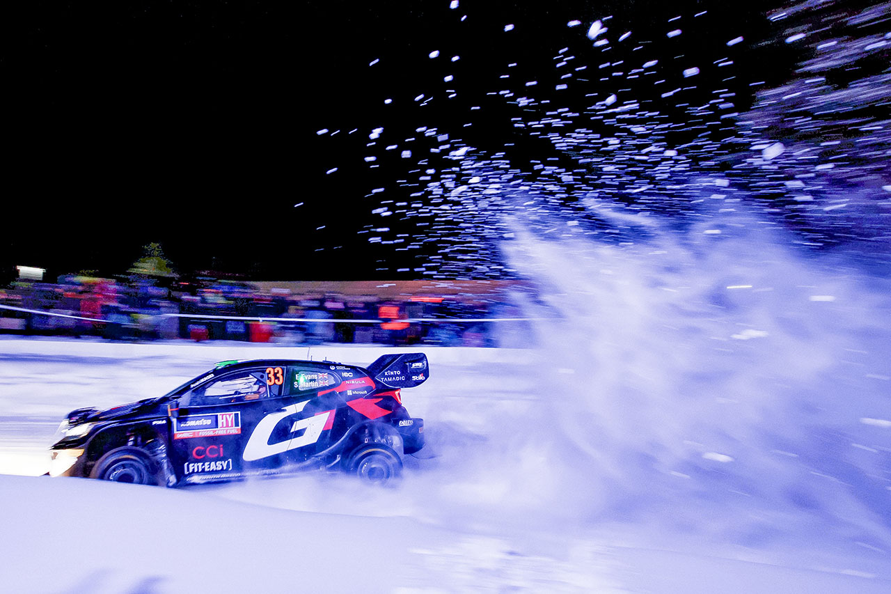 2024WRC第2戦スウェーデン　エルフィン・エバンス（トヨタGRヤリス・ラリー1）