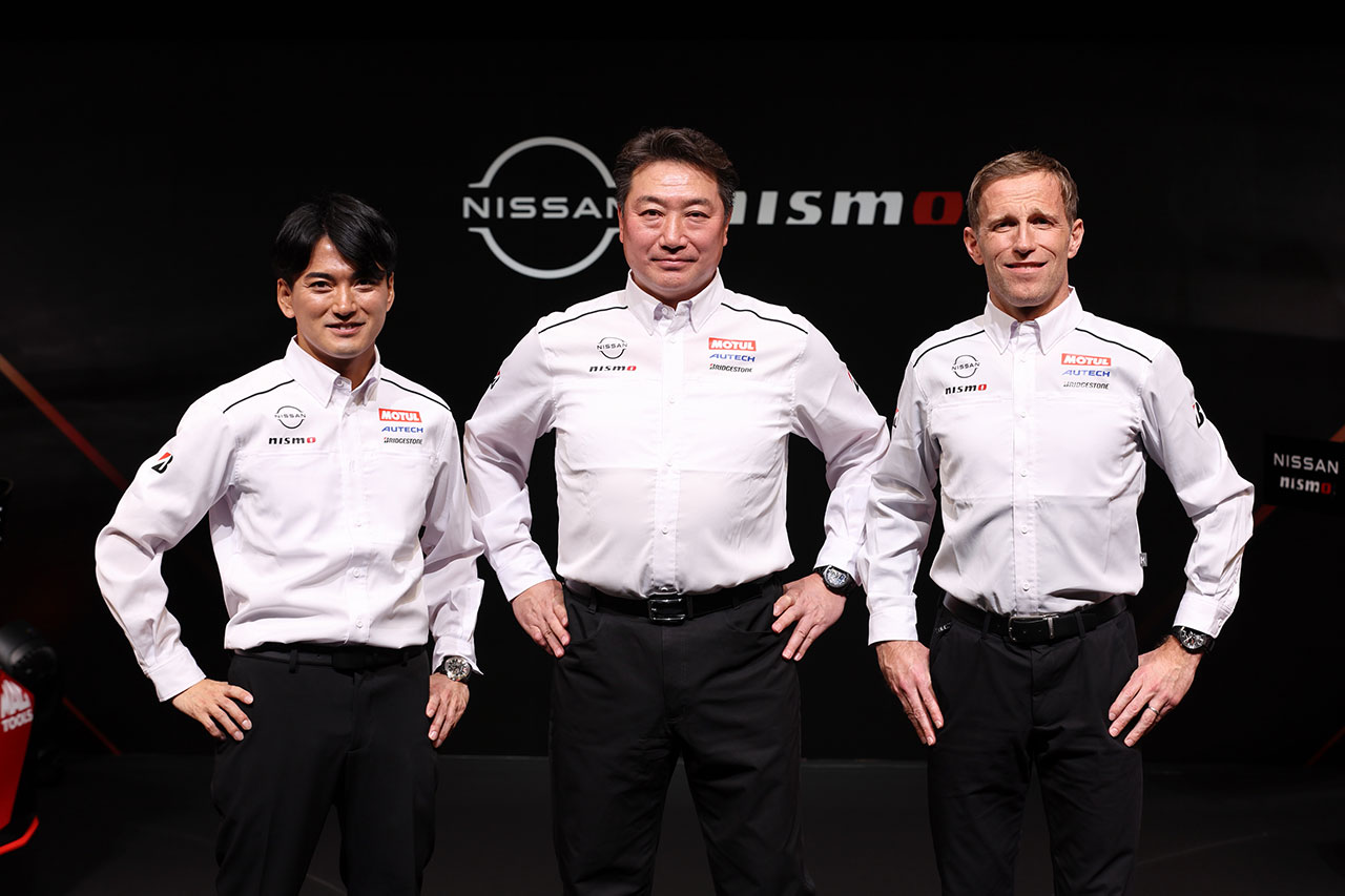 千代勝正／中島健監督／ロニー・クインタレッリ（NISMO）