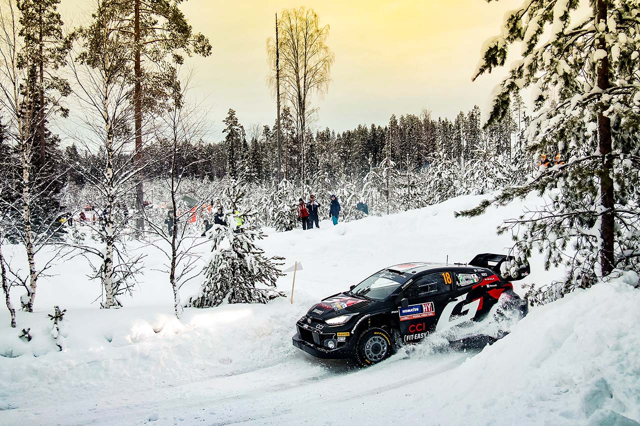 2024WRC第2戦スウェーデン　SS9ではラッピを上回る走りを見せた勝田貴元（トヨタGRヤリス・ラリー1）