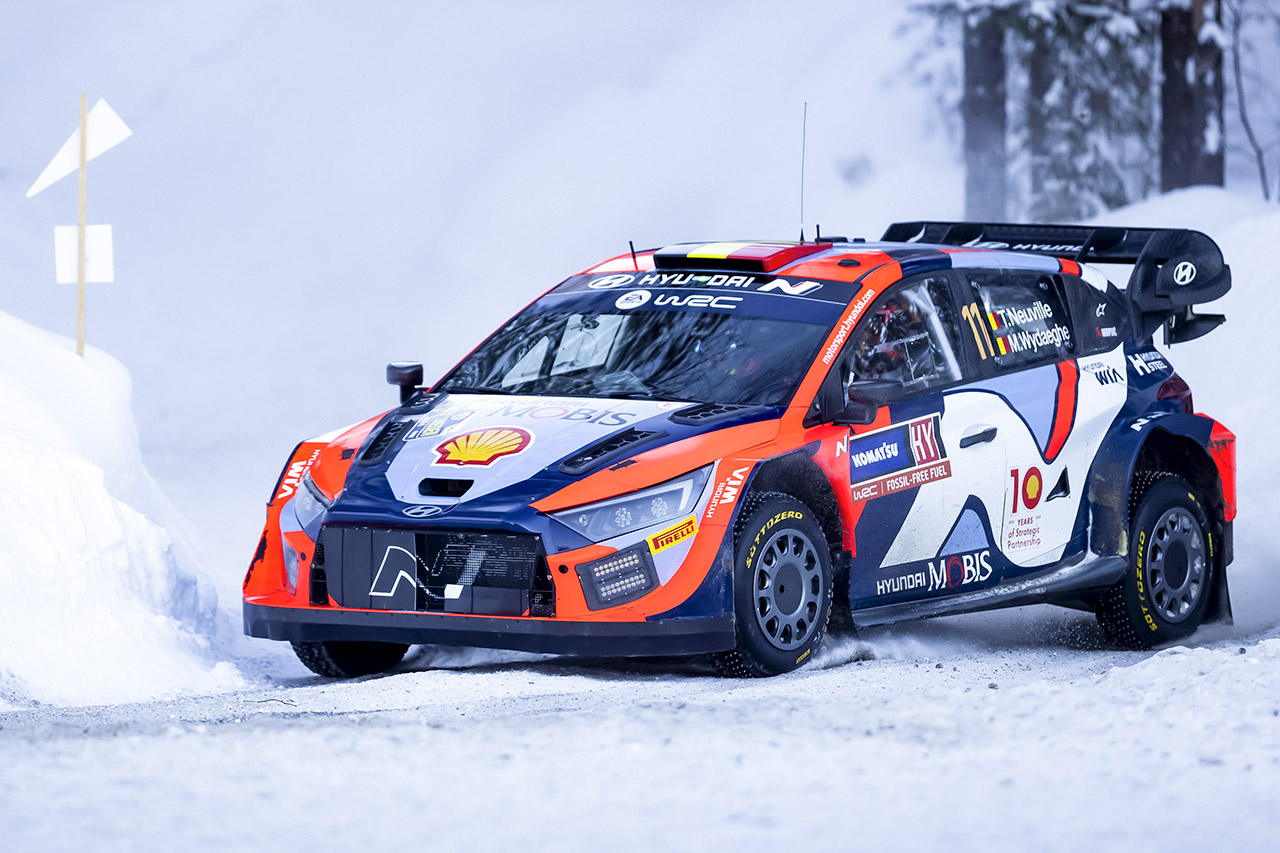 2024WRC第2戦スウェーデン　ティエリー・ヌービル（ヒョンデi20 Nラリー1）