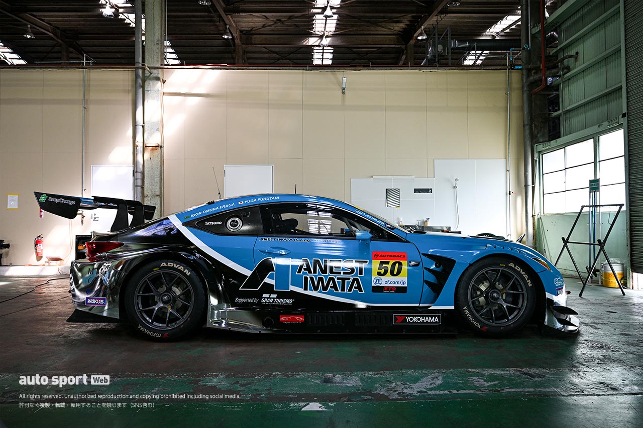 アネスト岩田『BLUE LINK FES.』に登場したANEST IWATA Racing RC F GT3の2024年カラーリング