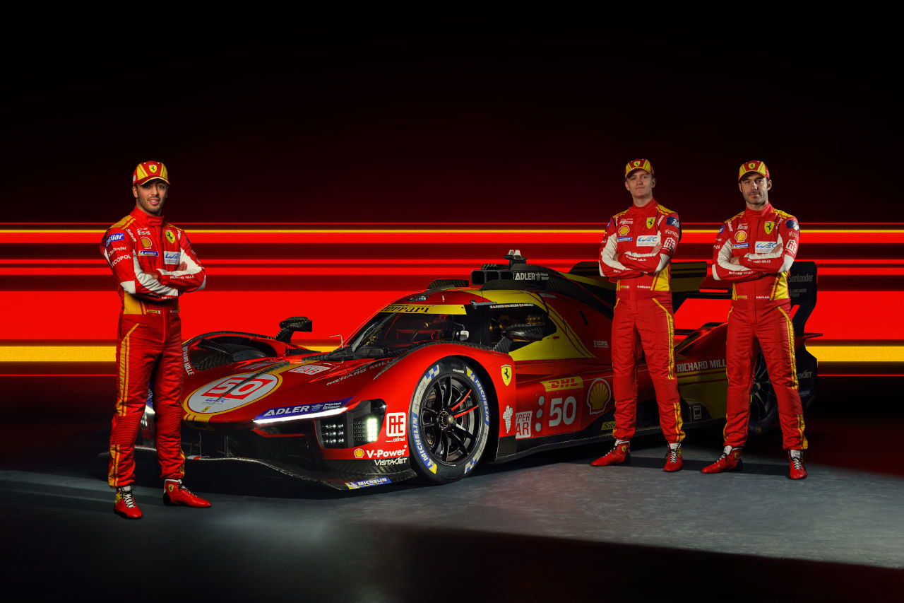 51号車フェラーリ499Pを駆るアレッサンドロ・ピエール・グイディ、ジェームス・カラド、アントニオ・ジョビナッツィ