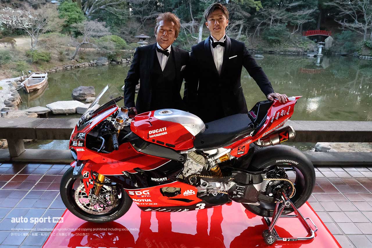 2024全日本ロード：加賀山就臣監督、水野涼（DUCATI Team KAGAYAMA）