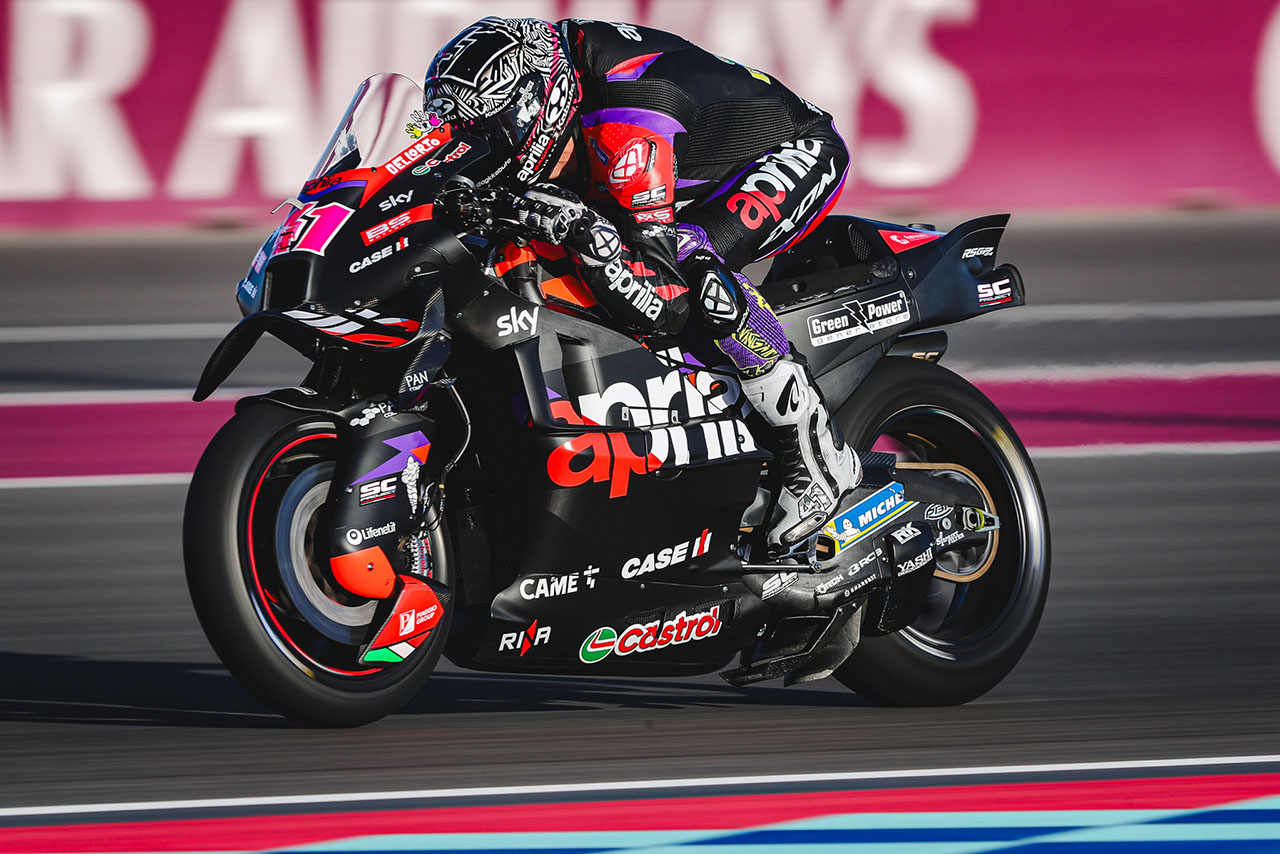 アレイシ・エスパルガロ（アプリリア・レーシング）／2024MotoGPカタール公式テスト1日目