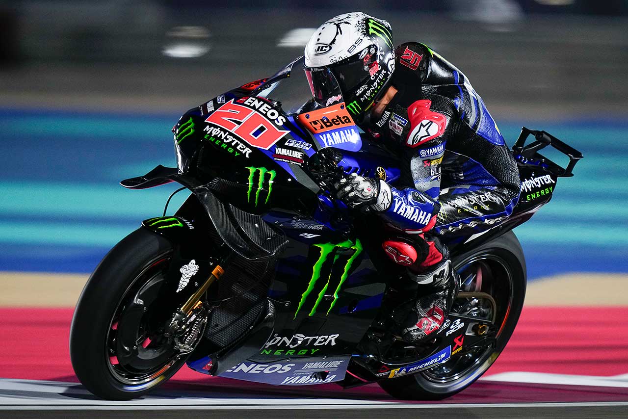ファビオ・クアルタラロ（モンスターエナジー・ヤマハMotoGP）／2024MotoGPカタール公式テスト1日目