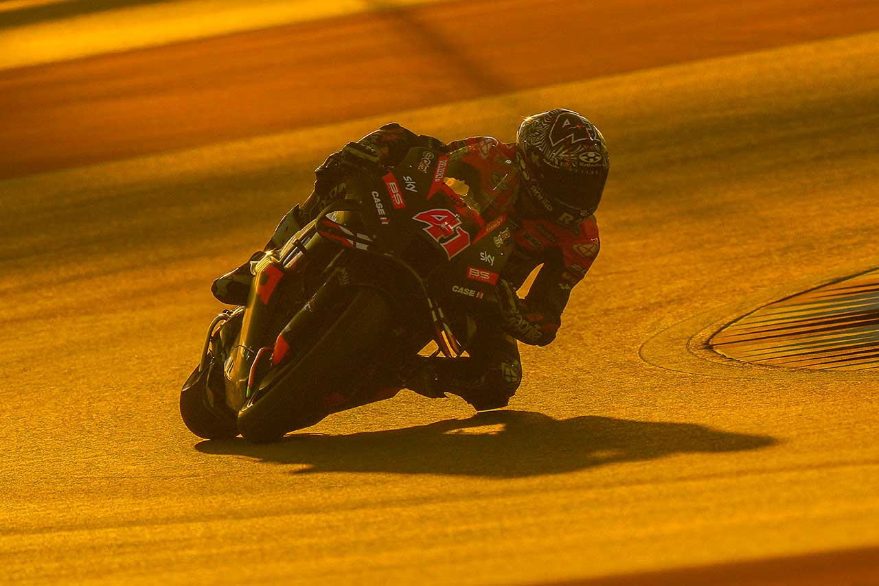 アレイシ・エスパルガロ（アプリリア・レーシング）／2024MotoGPカタール公式テスト1日目