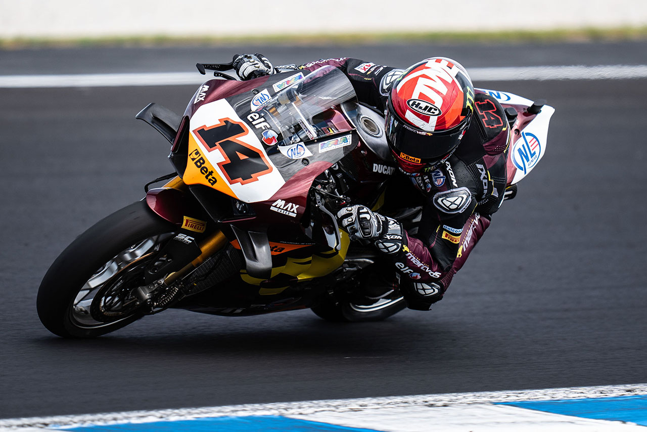 サム・ロウズ（ELF Marc VDS Racing Team）／2024SBKオーストラリア公式テスト