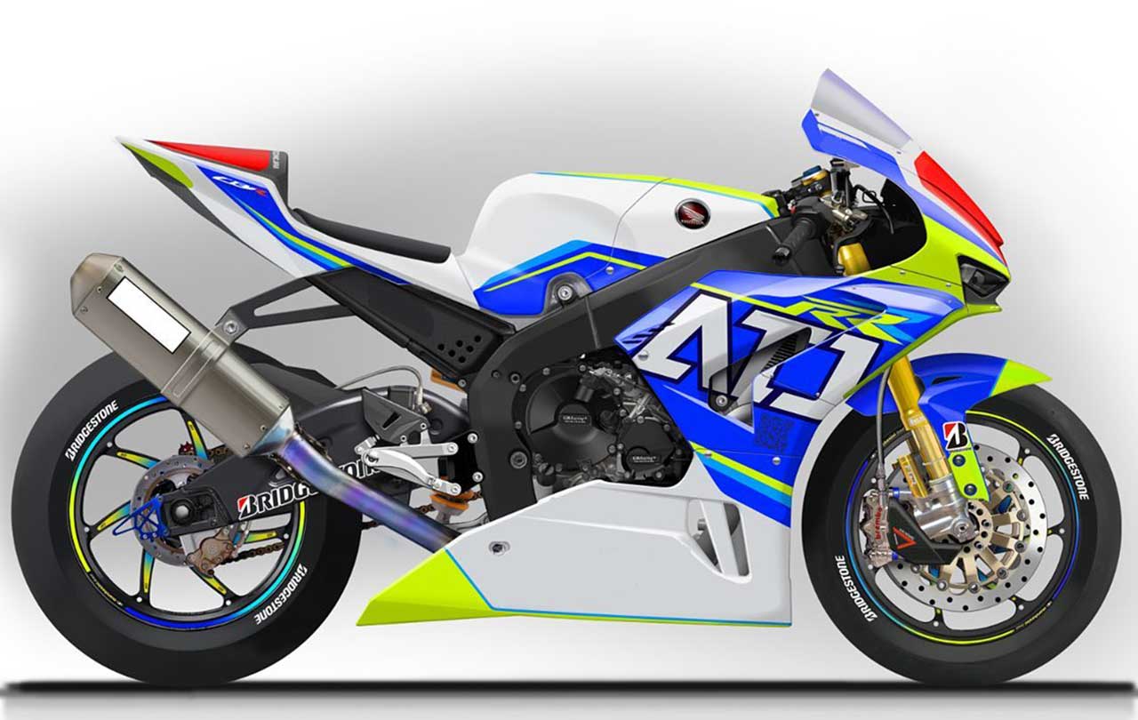 Team ATJが2024年の全日本ロードで使用するホンダCBR1000RR-Rのイメージ