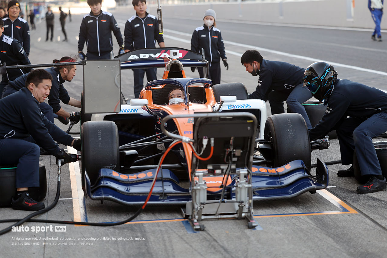 2024スーパーフォーミュラ鈴鹿合同テスト　佐藤蓮（PONOS NAKAJIMA RACING）