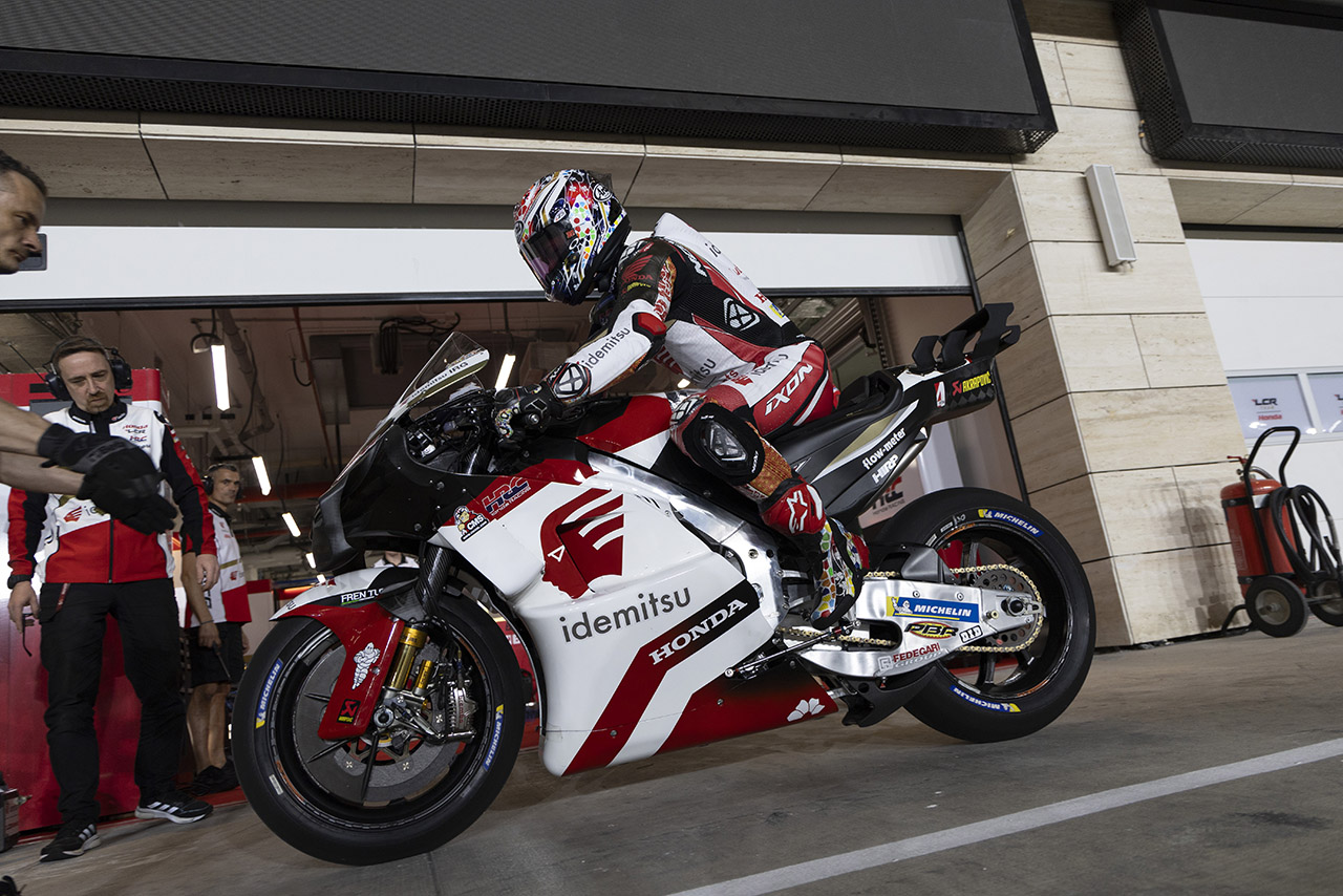 中上貴晶（イデミツ・ホンダLCR）／2024MotoGPカタール公式テスト