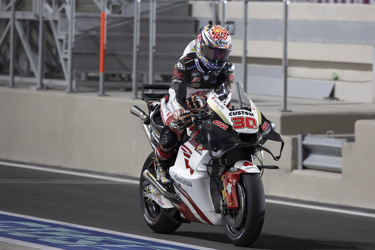中上貴晶（イデミツ・ホンダLCR）／2024MotoGPカタール公式テスト
