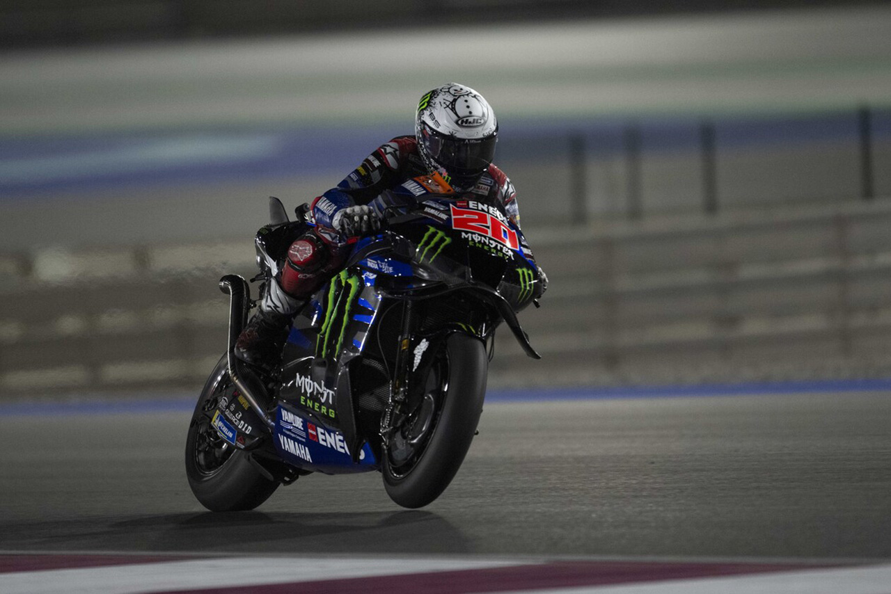ファビオ・クアルタラロ（モンスターエナジー・ヤマハMotoGP）／2024MotoGPカタール公式テスト1日目