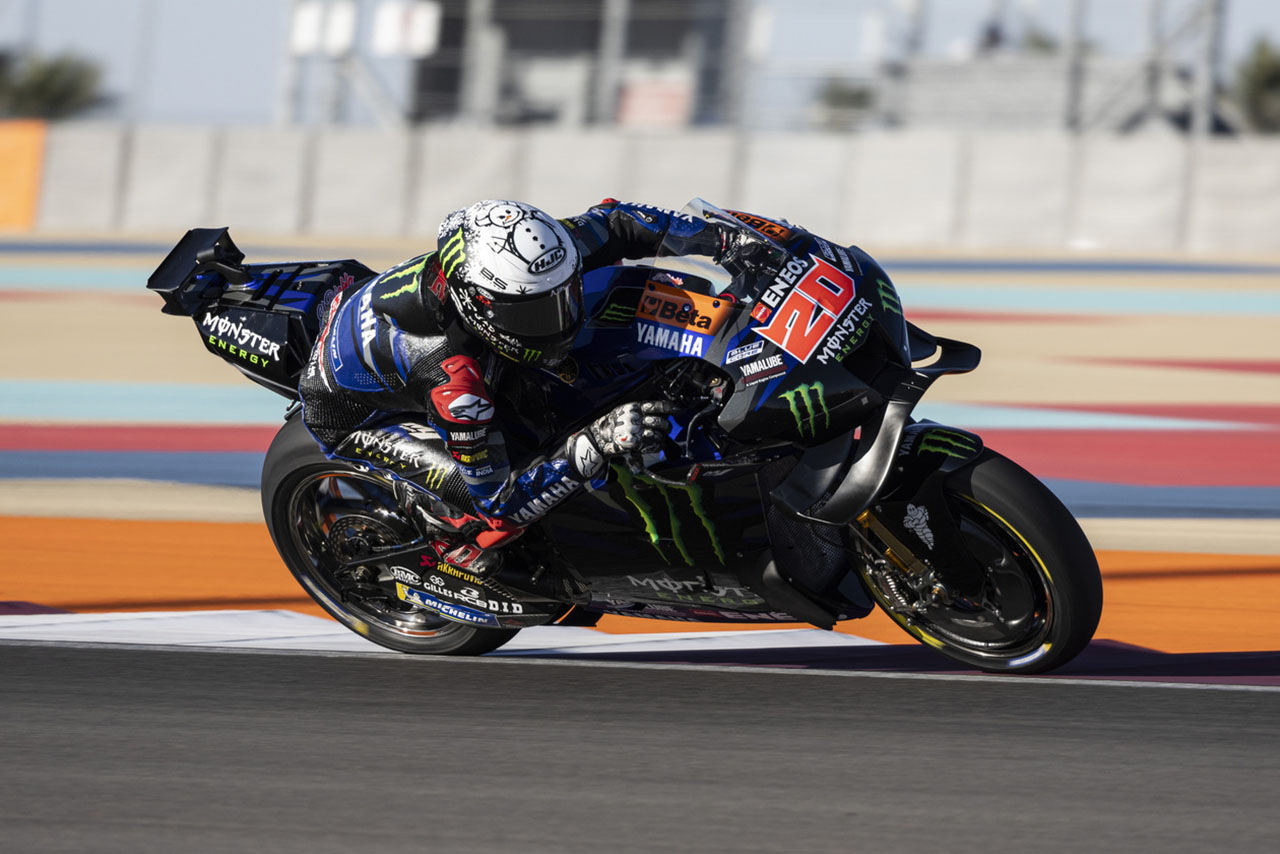 ファビオ・クアルタラロ（モンスターエナジー・ヤマハMotoGP）／2024MotoGPカタール公式テスト2日目