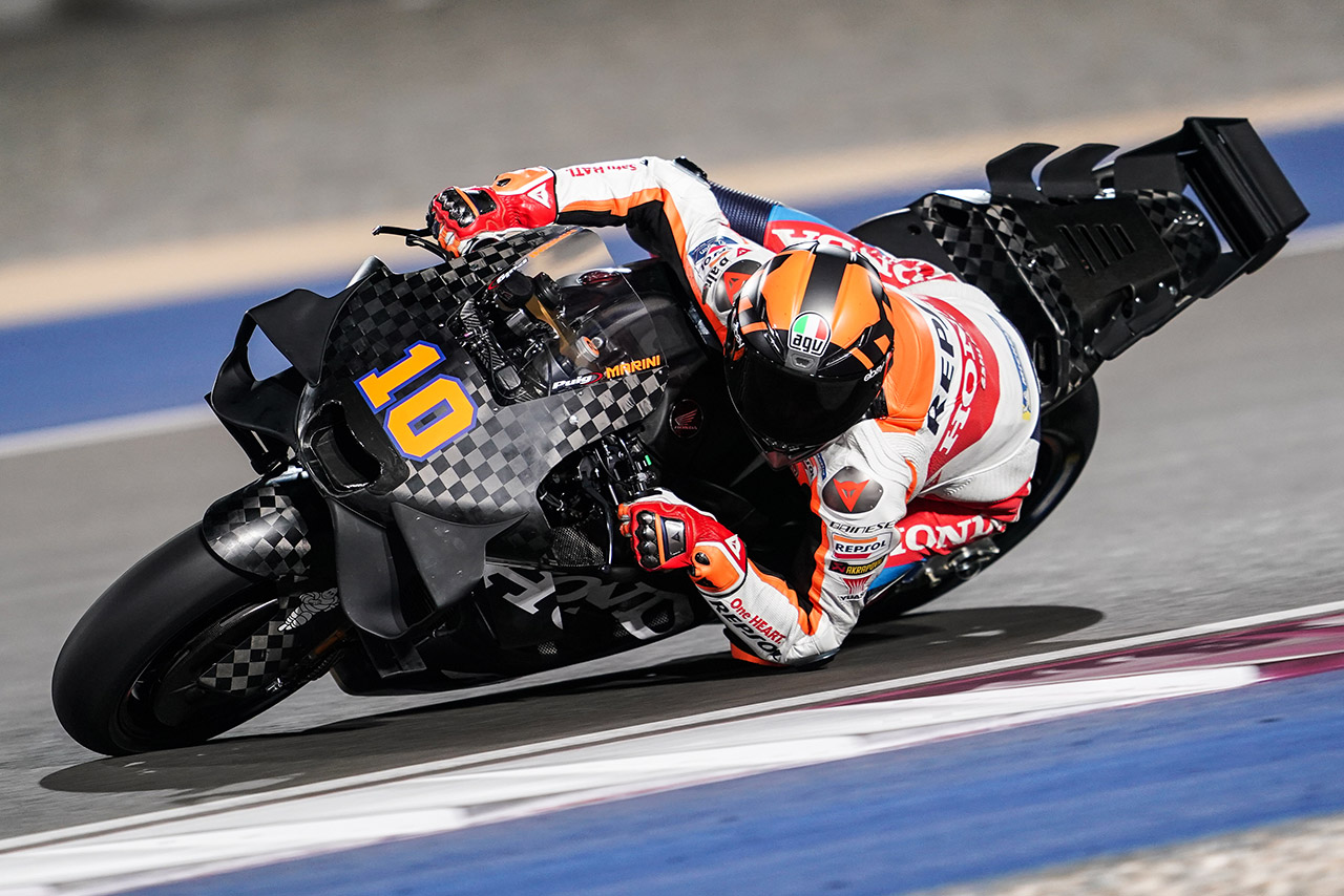 ルカ・マリーニ（レプソル・ホンダ・チーム）／2024MotoGPカタール公式テスト