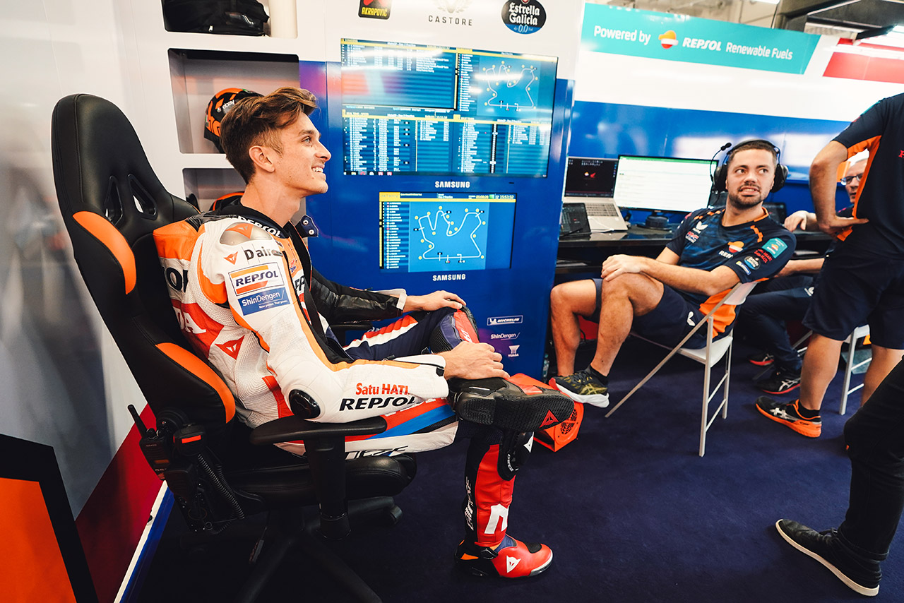 ルカ・マリーニ（レプソル・ホンダ・チーム）／2024MotoGPカタール公式テスト