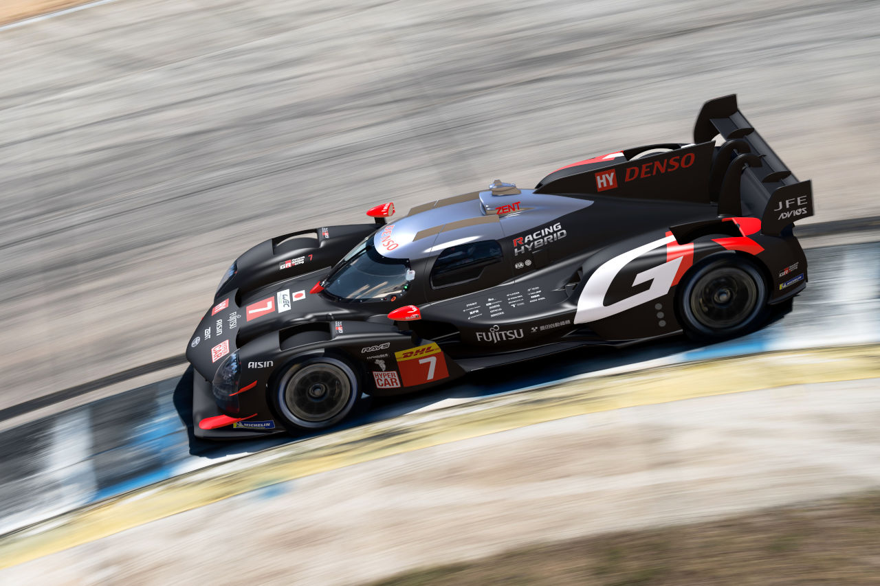 マットブラックの新GRカラーをまとう2024年仕様のトヨタGR010ハイブリッド