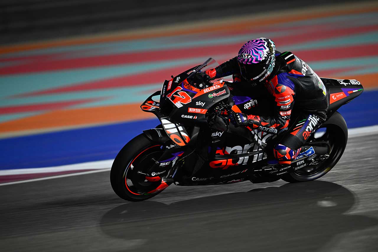 マーベリック・ビニャーレス（アプリリア・レーシング）／2024MotoGPカタール公式テスト2日目
