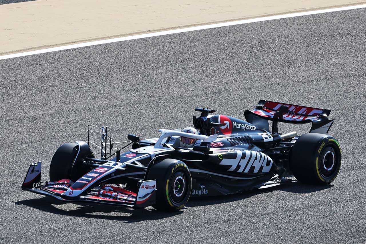 2024年F1バーレーンテスト1日目　ケビン・マグヌッセン（ハース）