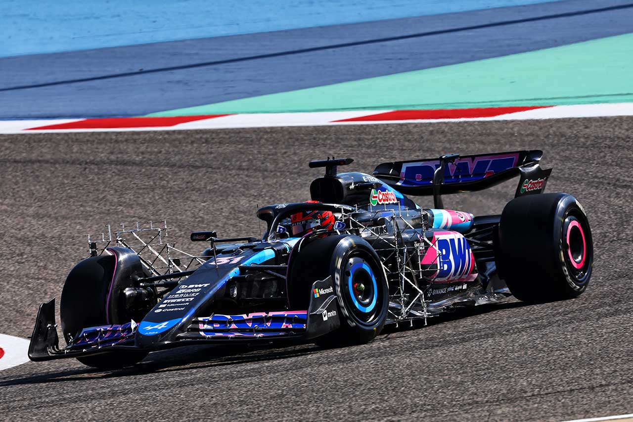 2024年F1バーレーンテスト1日目　エステバン・オコン（アルピーヌ）