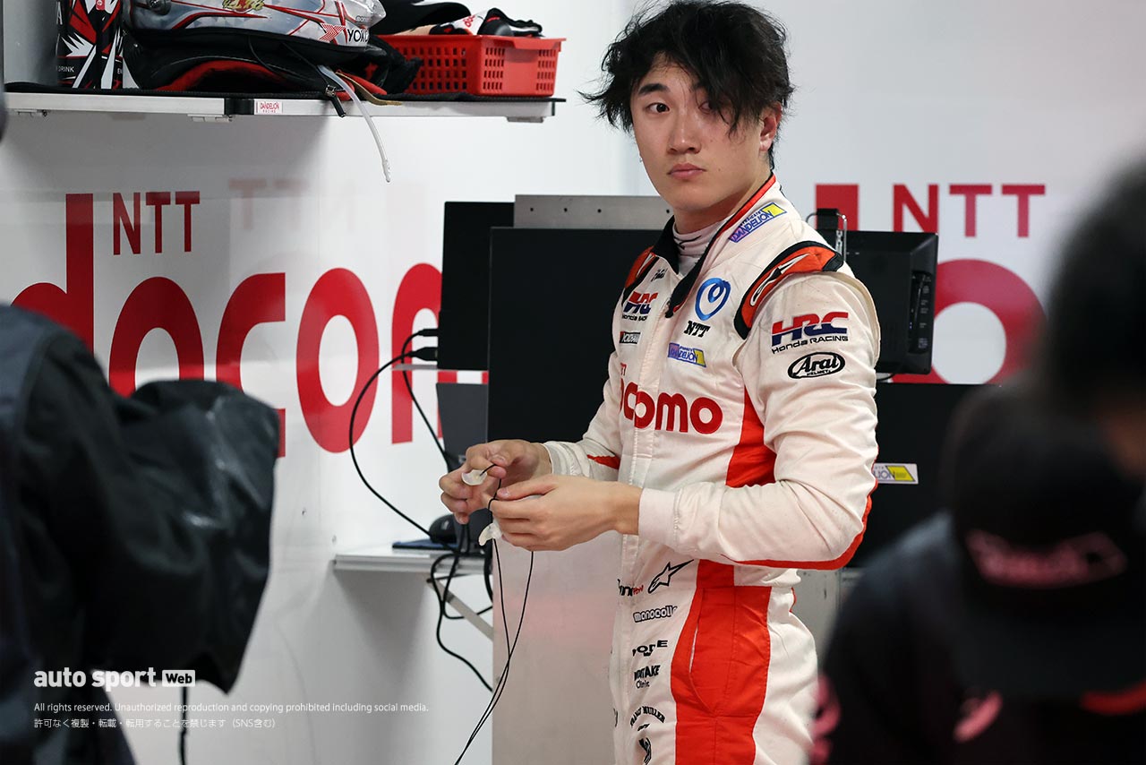 2024スーパーフォーミュラ鈴鹿合同テスト　牧野任祐（DOCOMO TEAM DANDELION RACING）