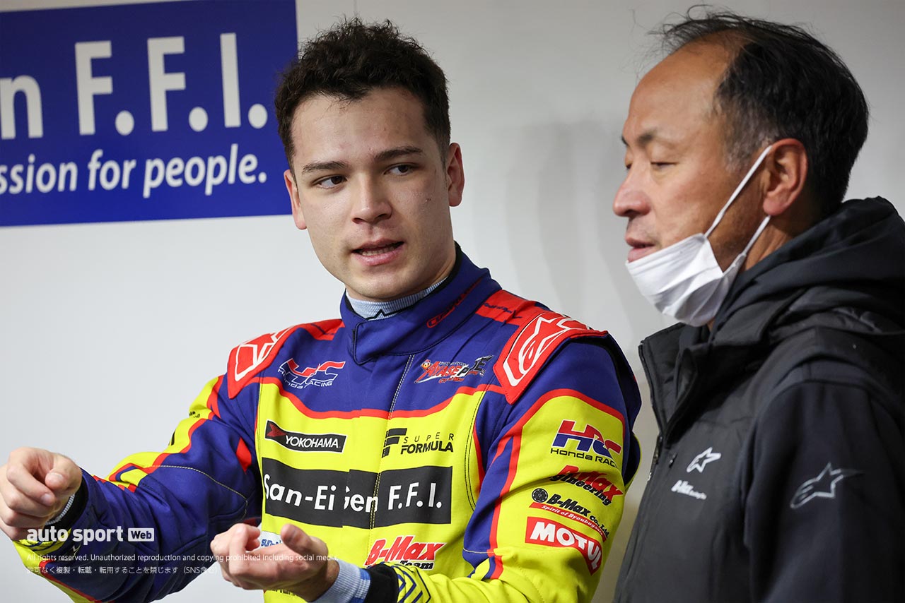 2024スーパーフォーミュラ鈴鹿合同テスト　木村偉織（San-Ei Gen with B-Max）