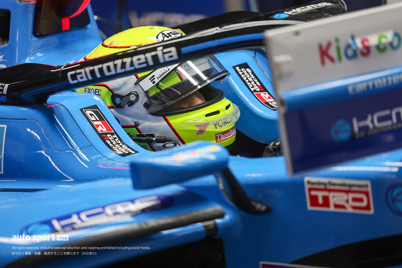 2024スーパーフォーミュラ鈴鹿合同テスト　福住仁嶺（Kids com Team KCMG）