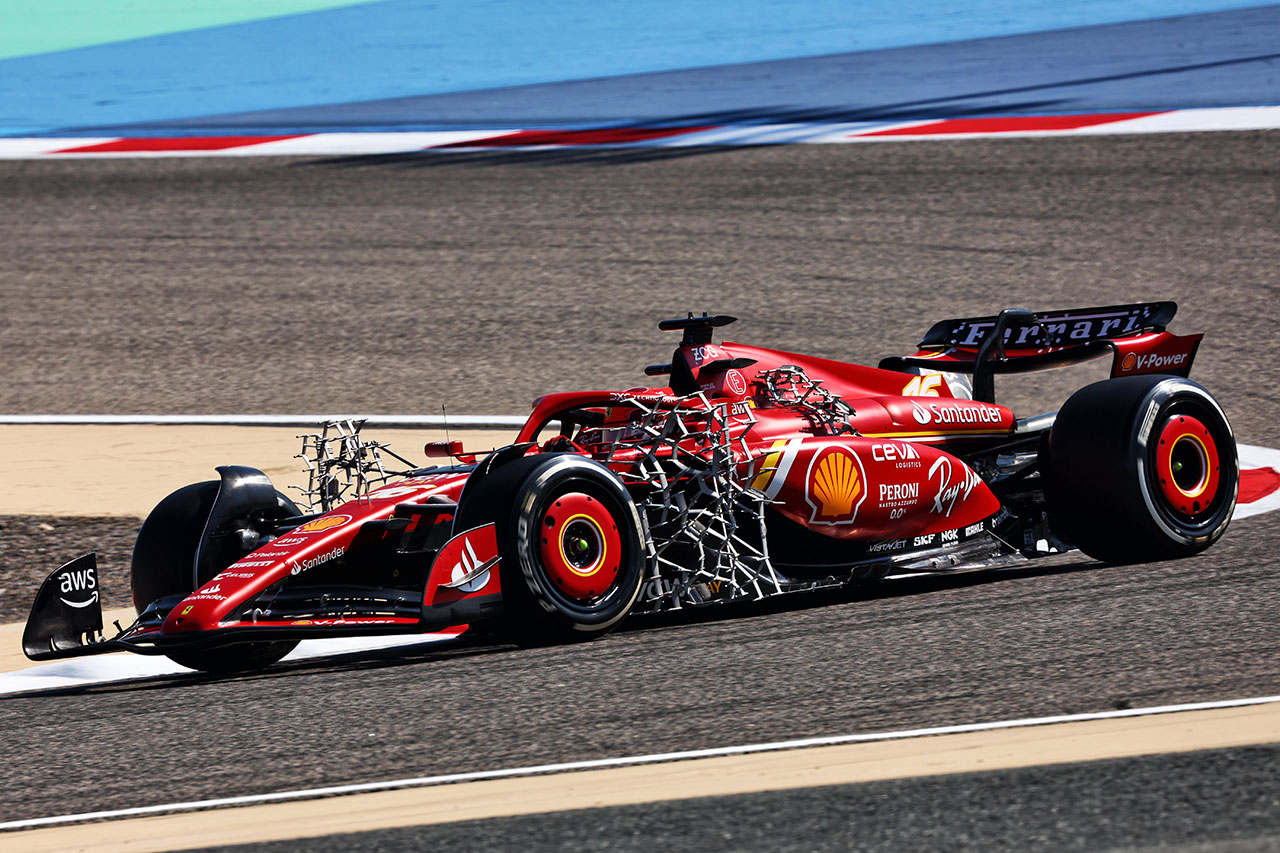 2024年F1バーレーンテスト1日目　シャルル・ルクレール（フェラーリ）
