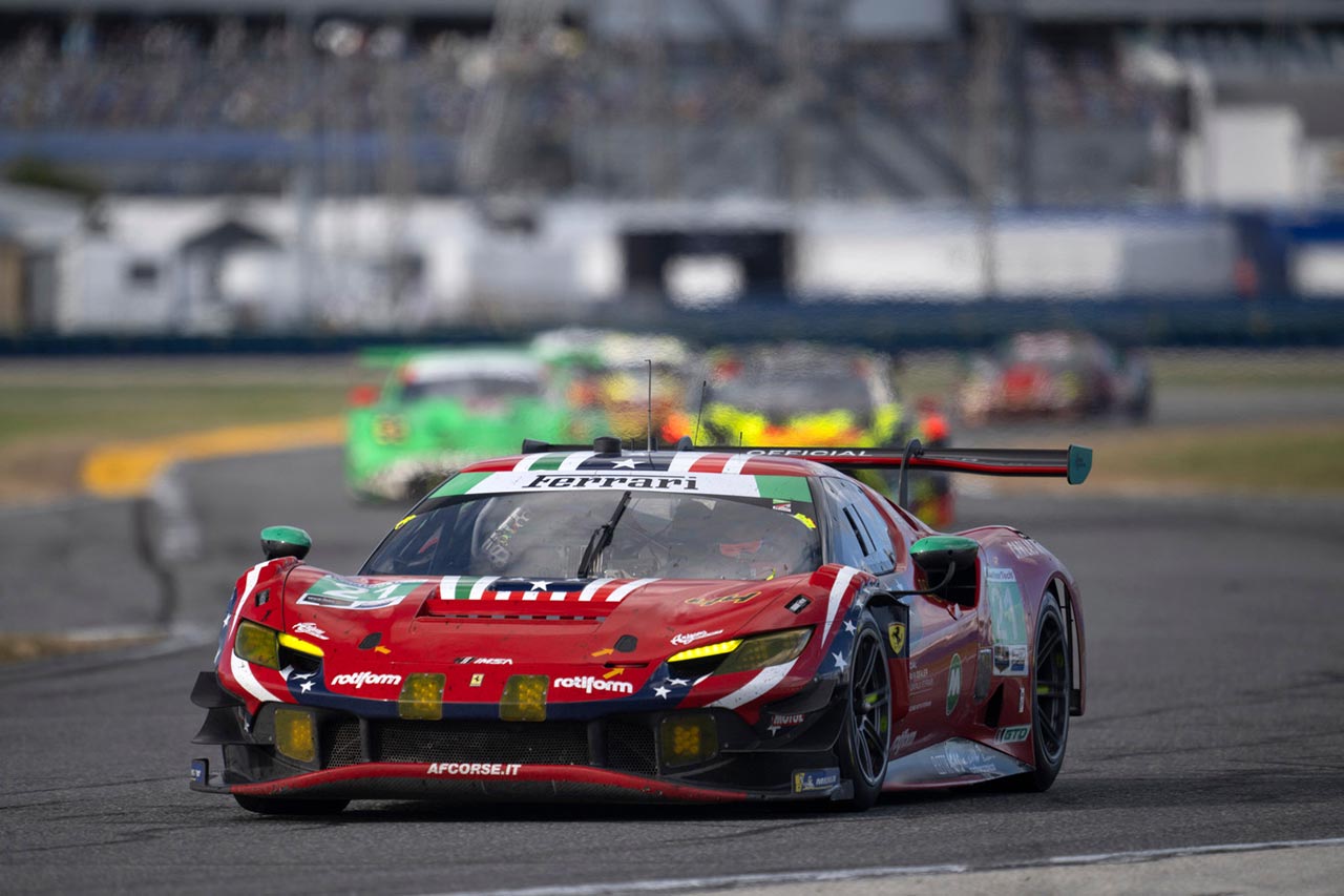 2024デイトナ24時間　サイモン・マン／フランソワ・エリオー／ミゲル・モリーナ／ケイ・コッツォリーノ組AFコルセのフェラーリ296 GT3