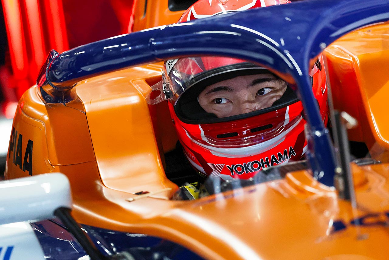 2024スーパーフォーミュラ鈴鹿合同テスト　佐藤蓮（PONOS NAKAJIMA RACING）