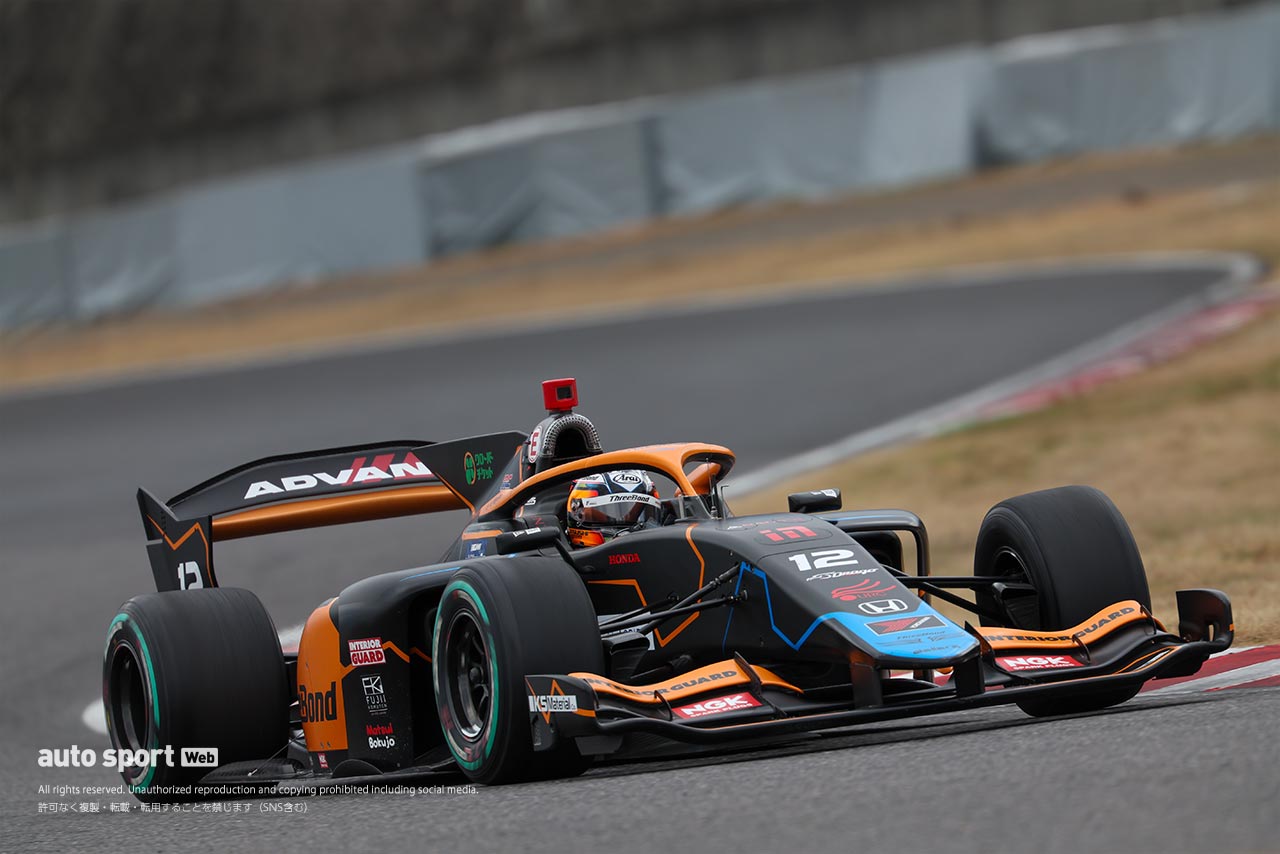 2024スーパーフォーミュラ鈴鹿合同テスト　三宅淳詞（ThreeBond Racing）