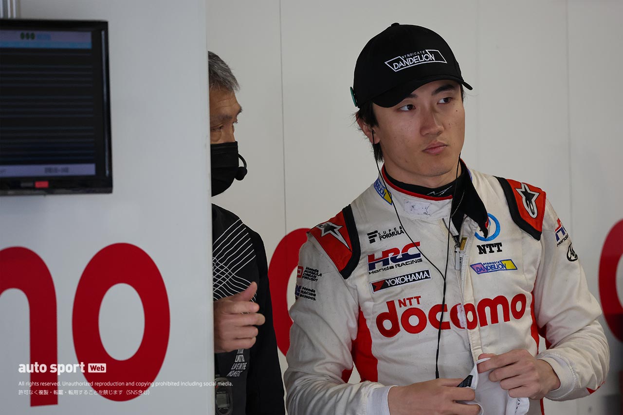 2024スーパーフォーミュラ鈴鹿合同テスト　牧野任祐（DOCOMO TEAM DANDELION RACING）