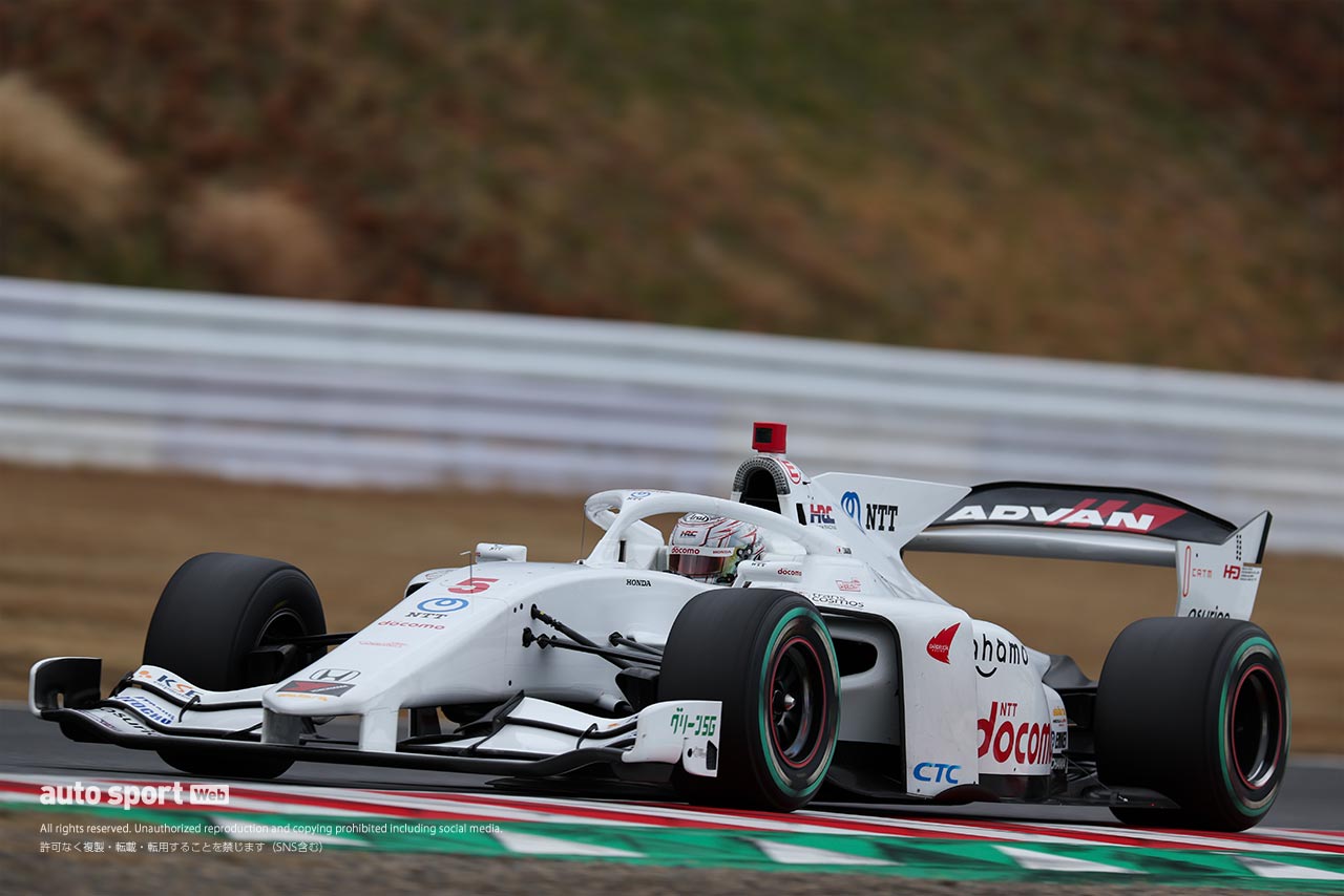 2024スーパーフォーミュラ鈴鹿合同テスト　牧野任祐（DOCOMO TEAM DANDELION RACING）