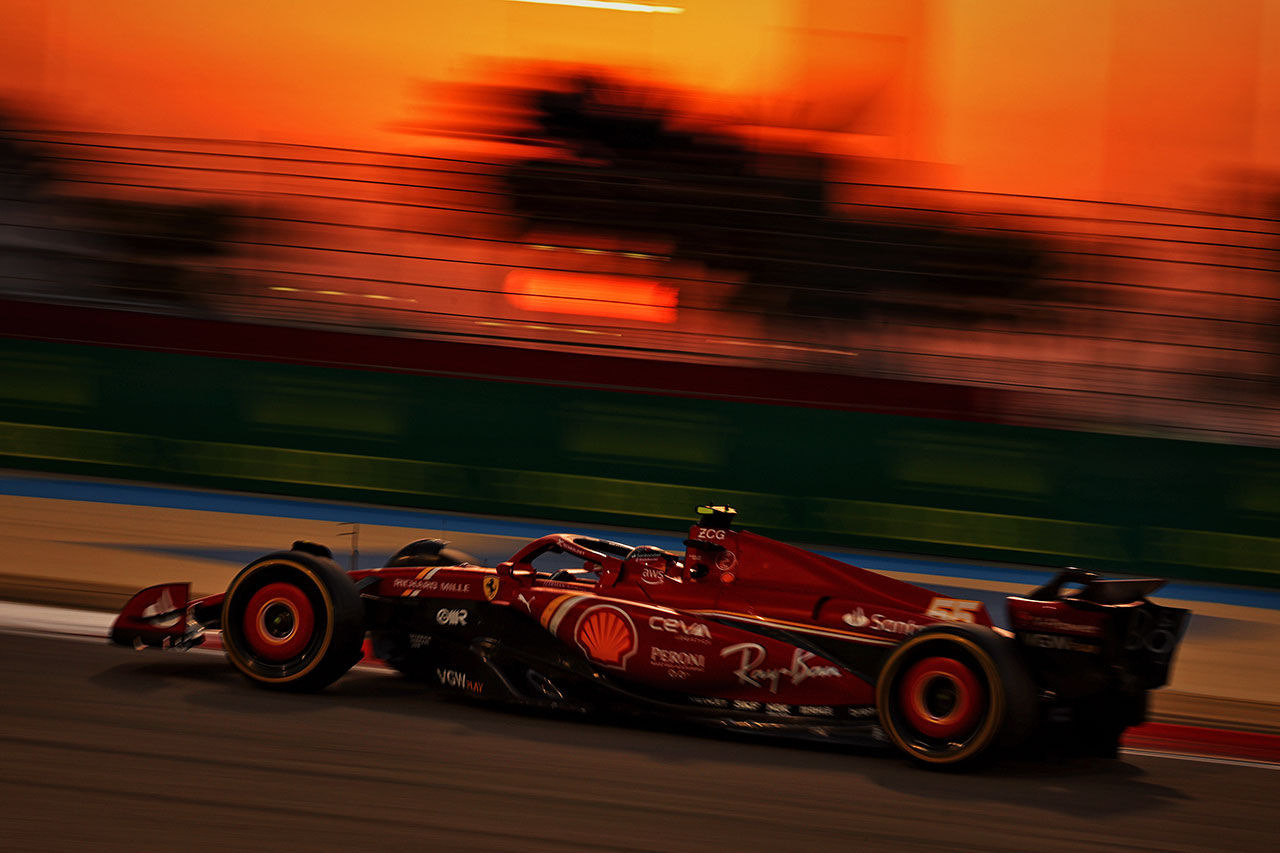 2024年F1バーレーンテスト2日目　カルロス・サインツ（フェラーリ）