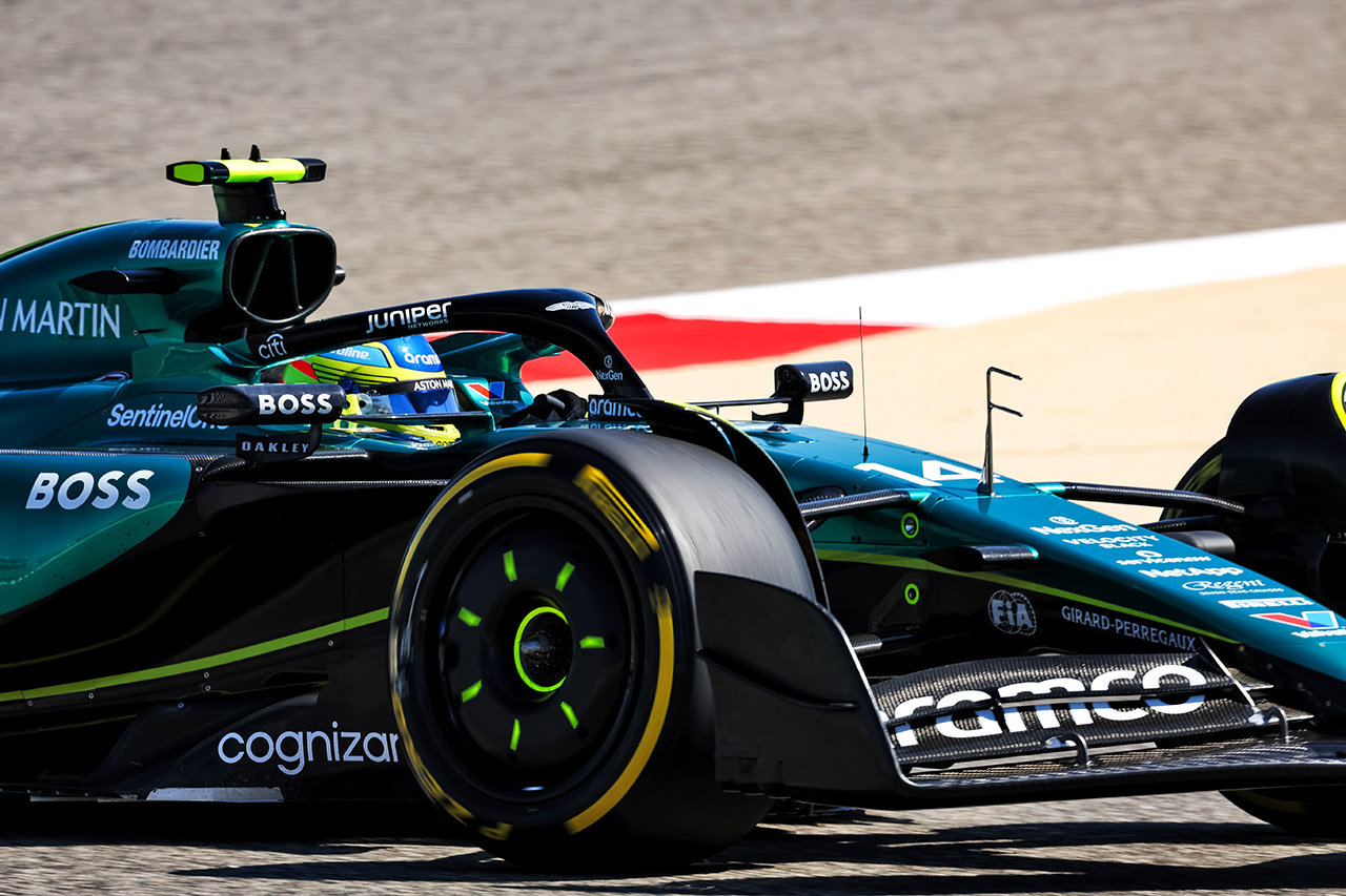 2024年F1バーレーンテスト1日目　フェルナンド・アロンソ（アストンマーティン）