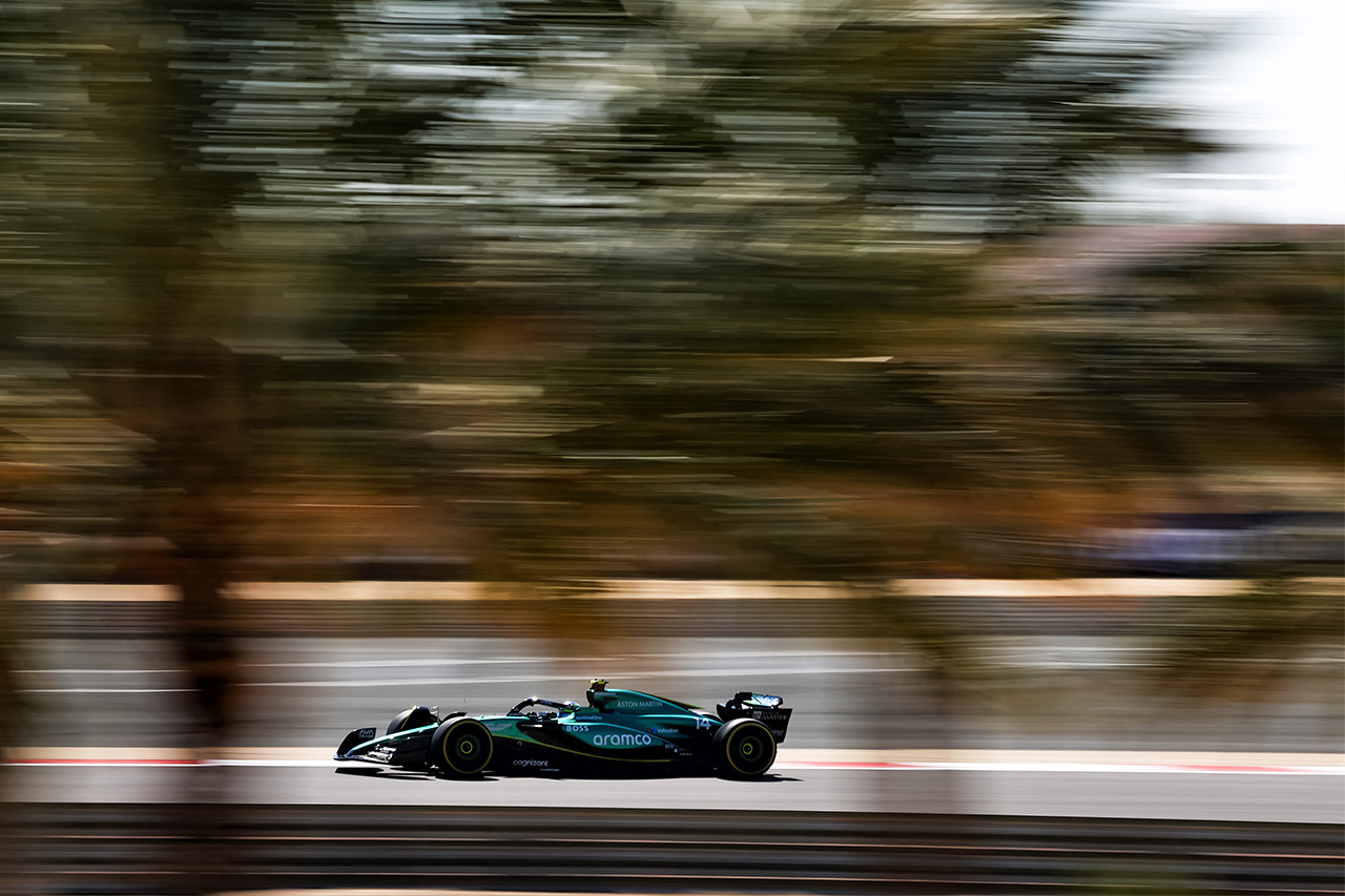 2024年F1バーレーンテスト1日目　フェルナンド・アロンソ（アストンマーティン）