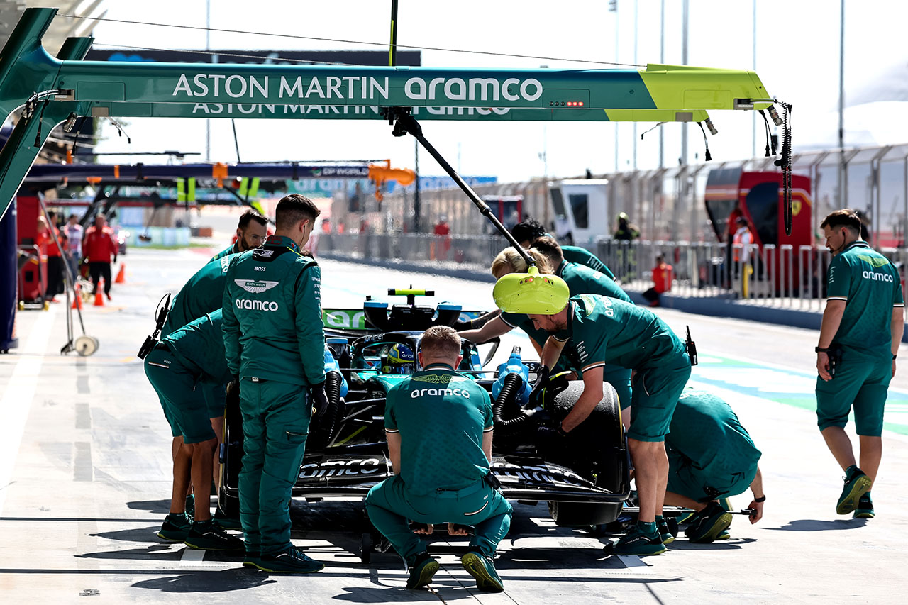 2024年F1バーレーンテスト1日目　フェルナンド・アロンソ（アストンマーティン）