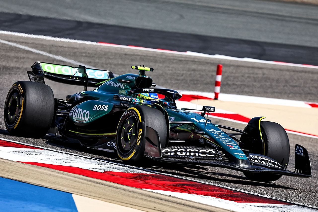 2024年F1バーレーンテスト2日目　フェルナンド・アロンソ（アストンマーティン）