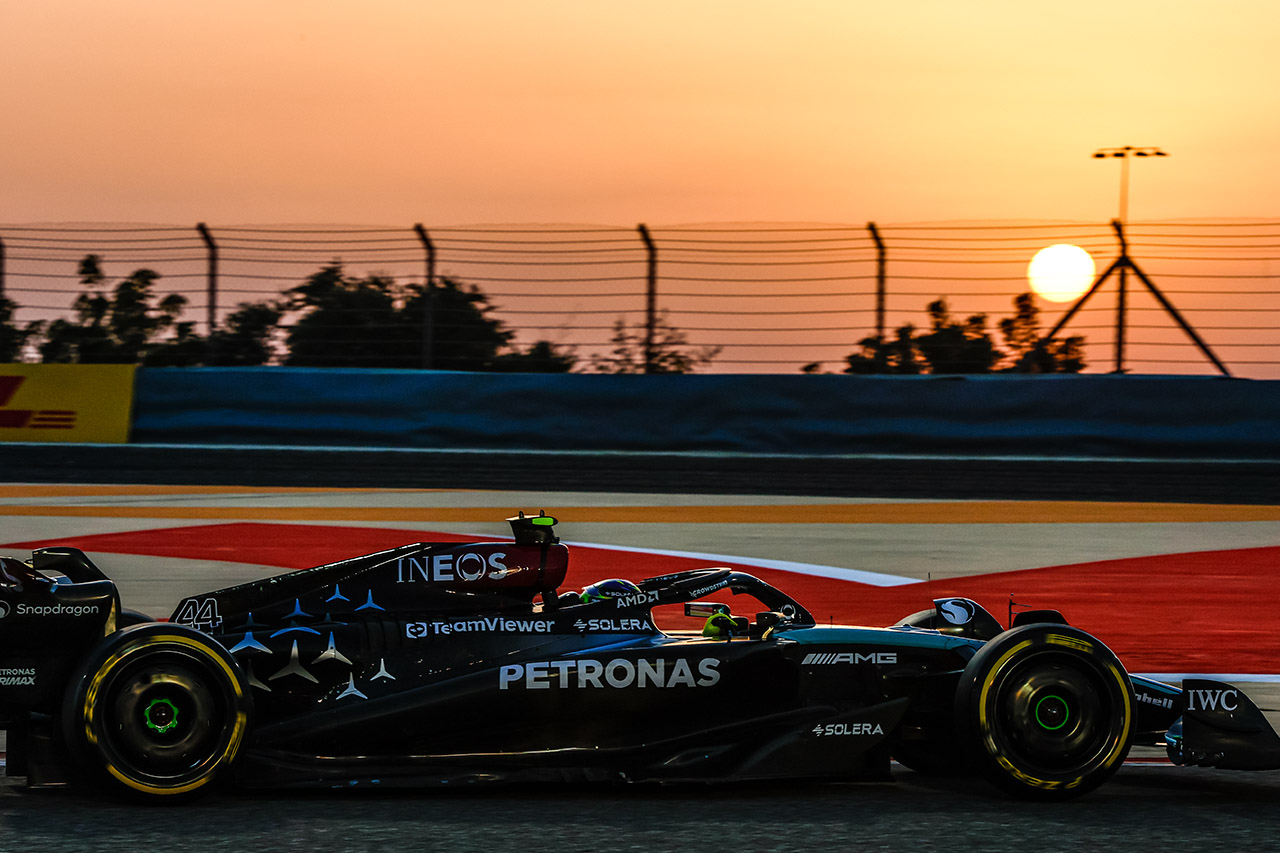 2024年F1バーレーンテスト　ルイス・ハミルトン（メルセデス）