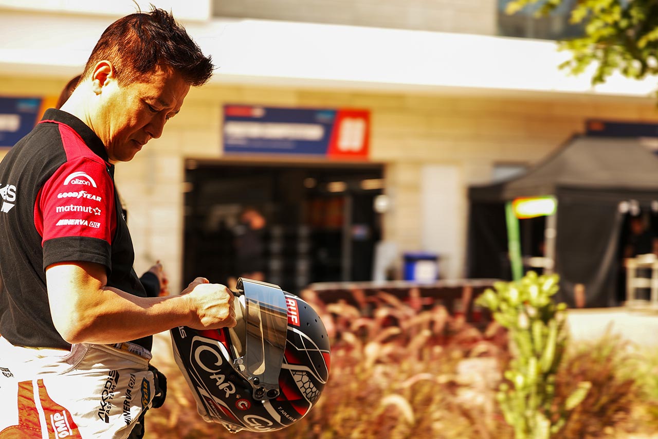 アコーディスASPチームのレクサスRC F GT3で参戦する木村武史