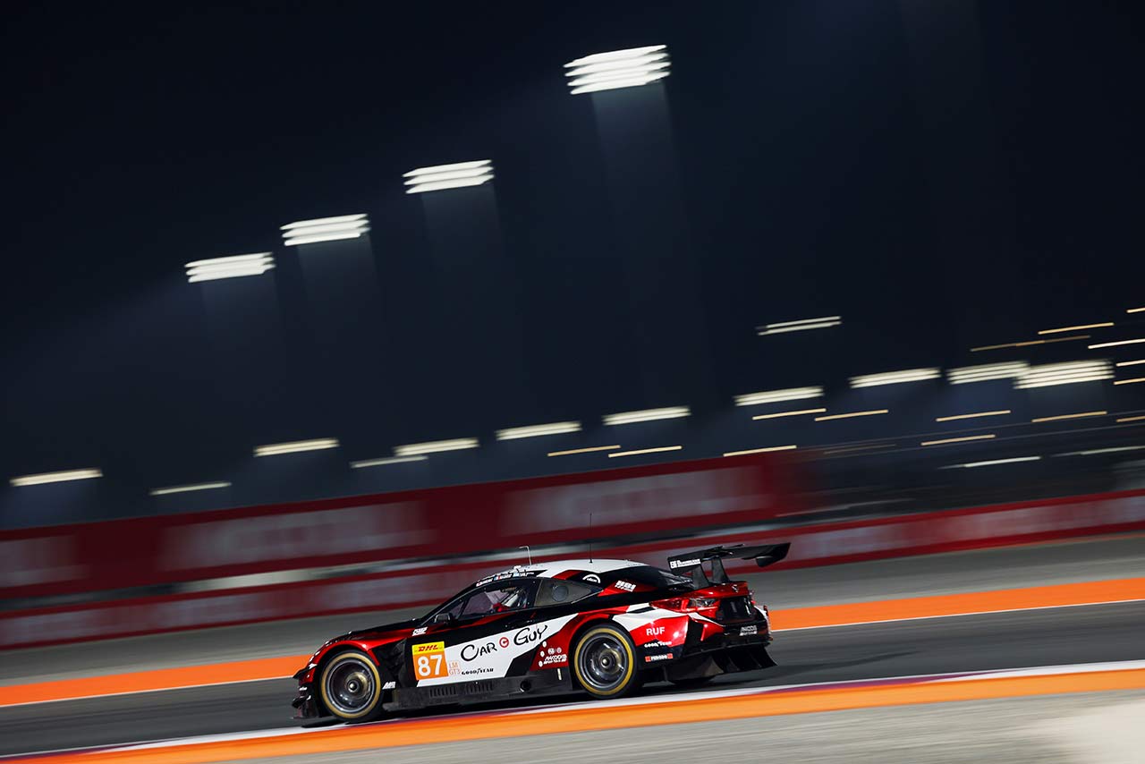 首位から僅差で初日クラス3番手となったアコーディスASPチームの87号車レクサスRC F GT3
