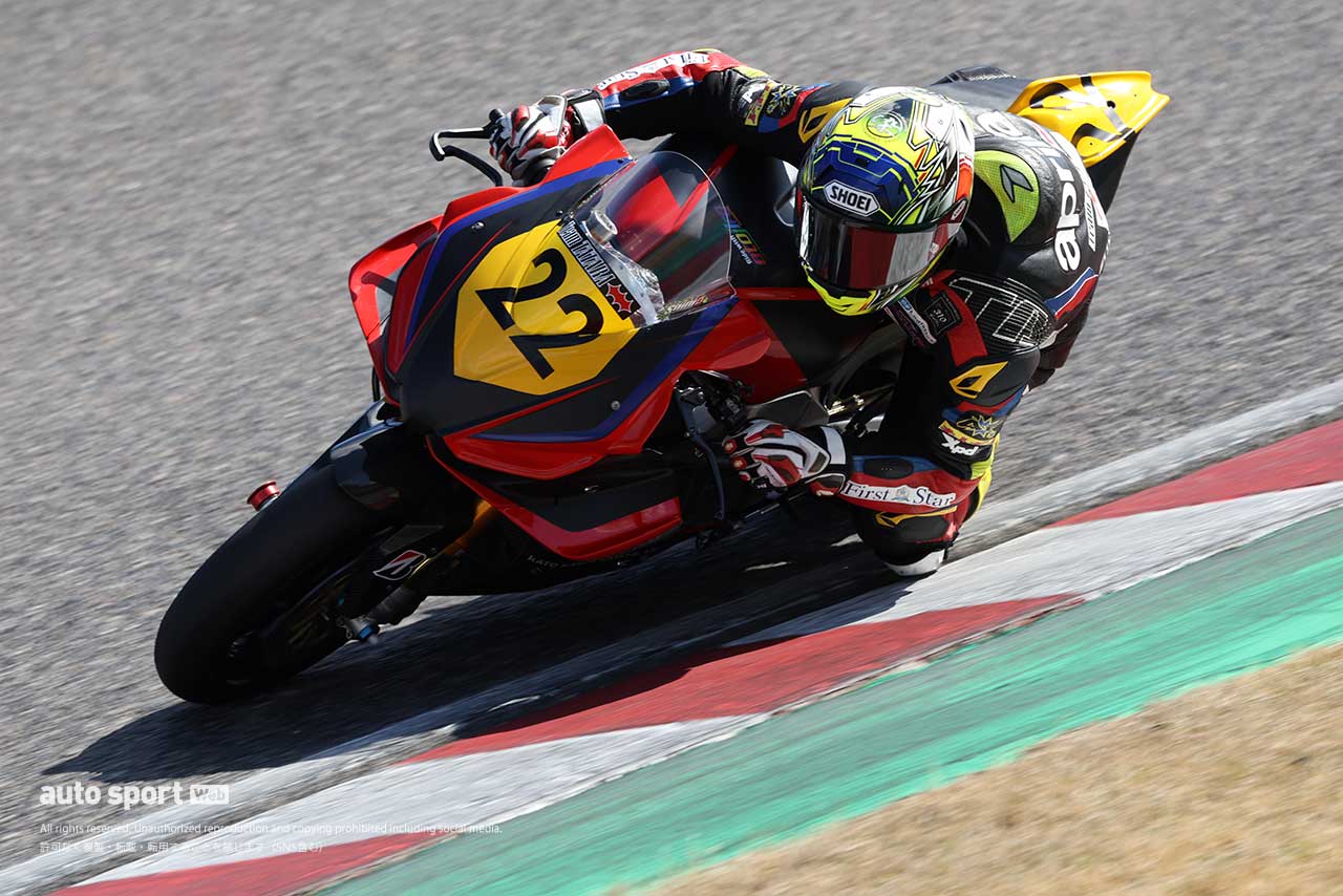 新庄雅浩（Team TATARA aprilia）／2024全日本ロード第1戦鈴鹿2&4 JSB1000 鈴鹿主催事前テスト2日目
