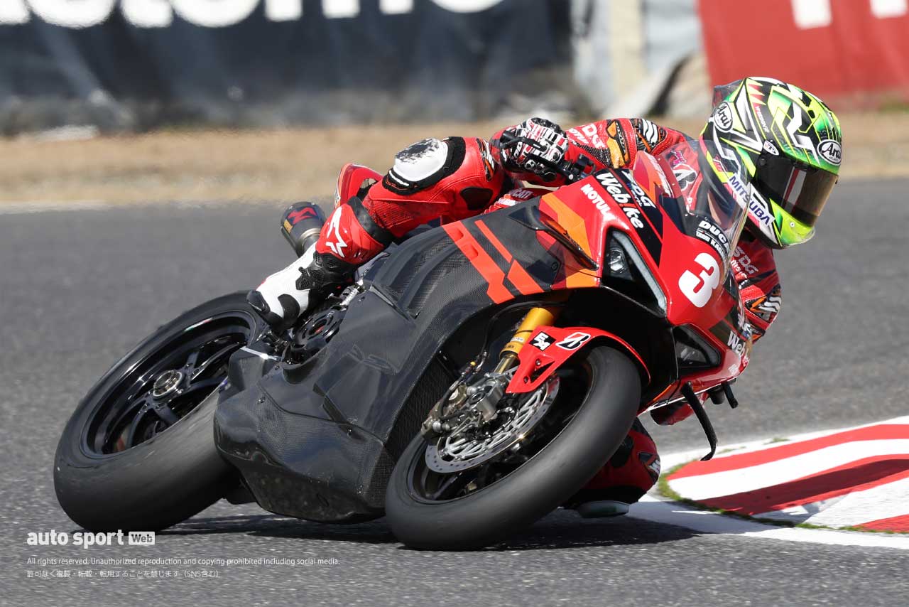 水野涼（DUCATI Team KAGAYAMA）／2024全日本ロード第1戦鈴鹿2&4 JSB1000 鈴鹿主催事前テスト2日目
