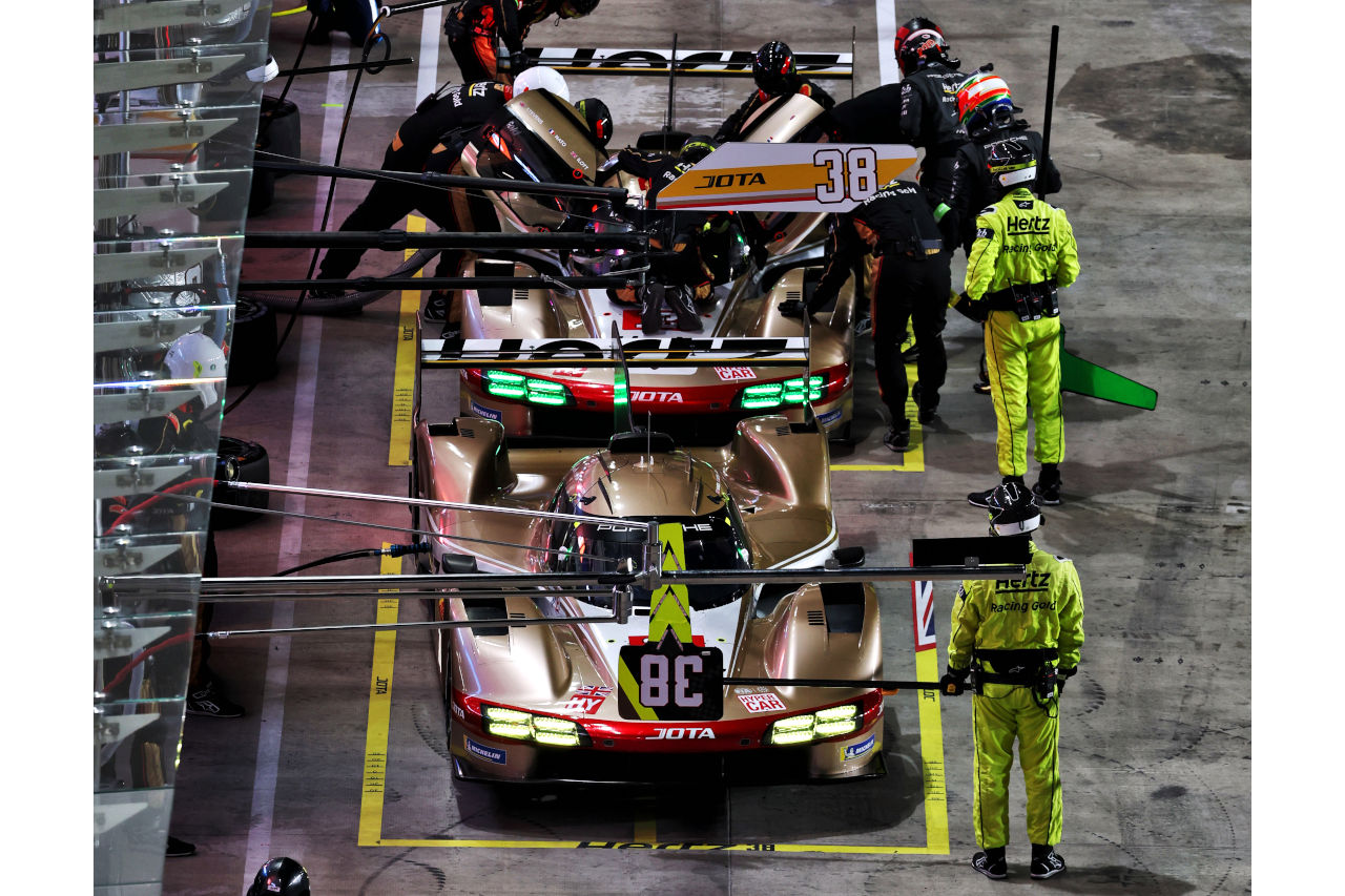 2024年シーズンは2台体制でハイパーカークラスに参戦するハーツ・チーム・JOTA　2024年WECプロローグ