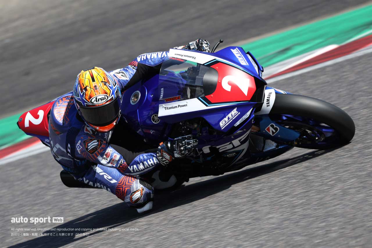 岡本裕生（YAMAHA FACTORY RACING TEAM 2）／2024全日本ロード第1戦鈴鹿2&4 JSB1000 鈴鹿主催事前テスト2日目