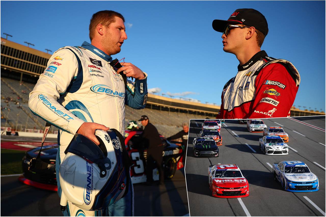 NASCARエクスフィニティ・シリーズ第2戦はオースティン・ヒル（左）が開幕連勝を飾っている