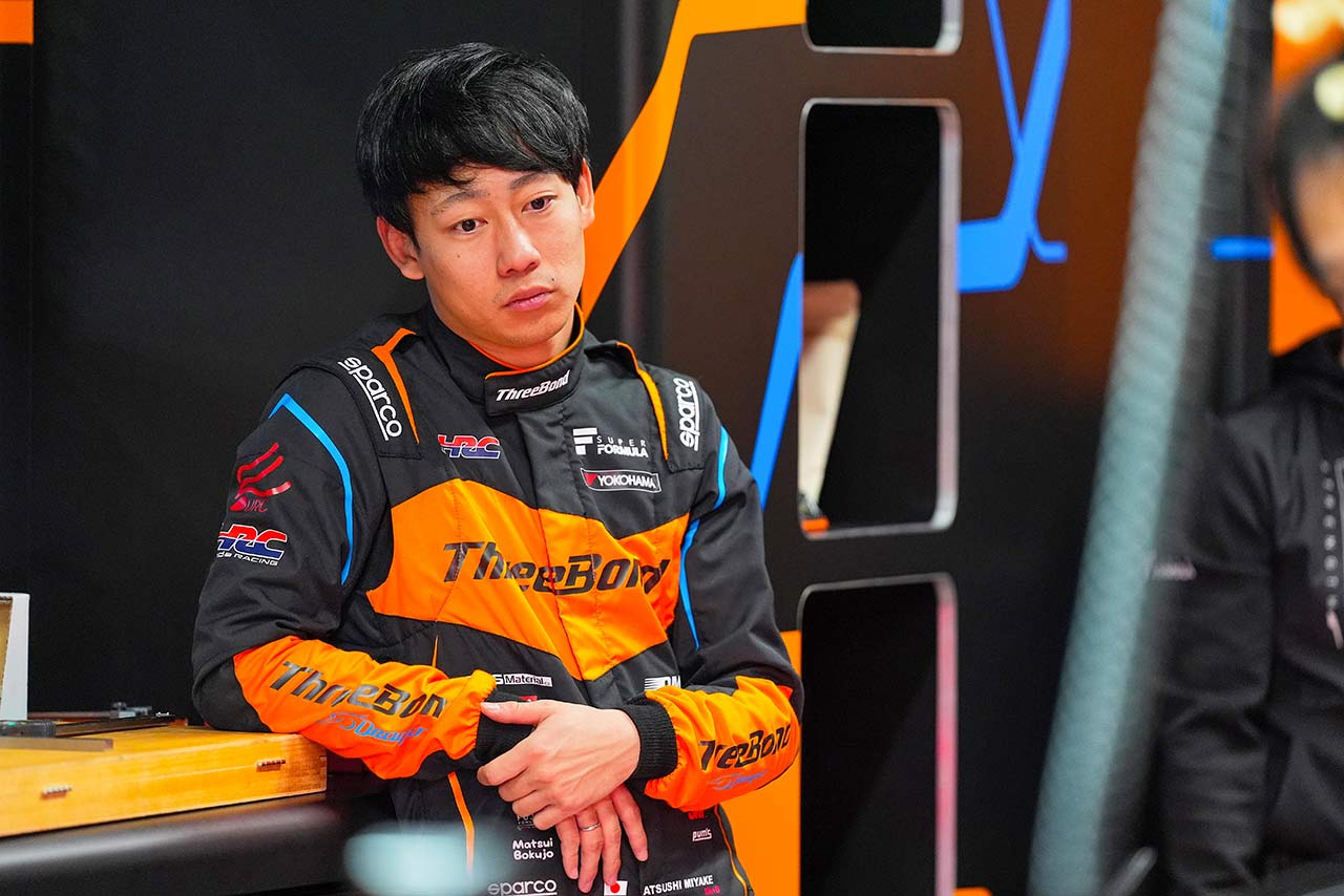 2024スーパーフォーミュラ鈴鹿合同テスト　三宅淳詞（ThreeBond Racing）